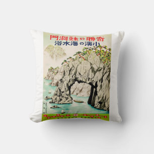Japan Travel Island Okinawa Throw Pillow