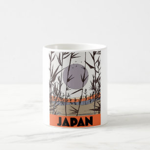 Japan travel poster coffee mug