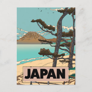 Japan travel Print Holiday Postcard