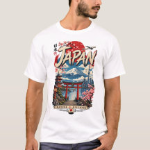 Japan Travel T-Shirt | Mount Fuji Vintage Japanese