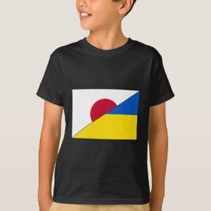 Japan Ukraine Flag Japanese Ukrainian Support Stan T-Shirt