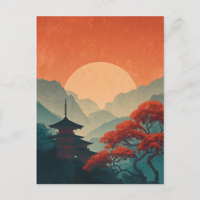 Japan vintage postcard (Front)