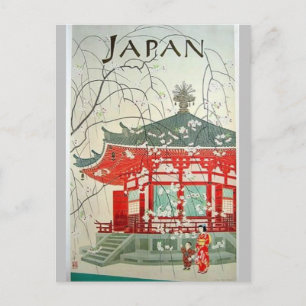 JAPAN vintage travel Postcard