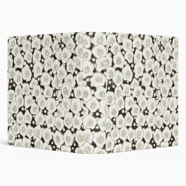 Japan White Flower floral garden Binder (Background)
