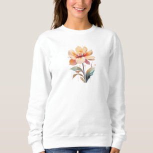 japandi flower sweatshirt