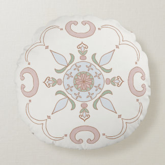 Japandi Round Pillow