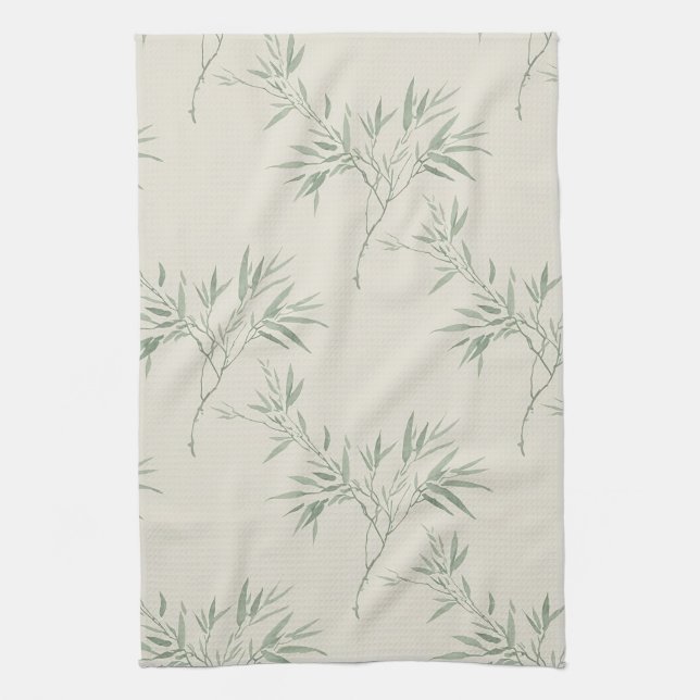 Japandi Serenity Kitchen Towel (Vertical)