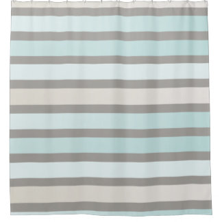 Japandi Stripes Taupe Light Blue Simple