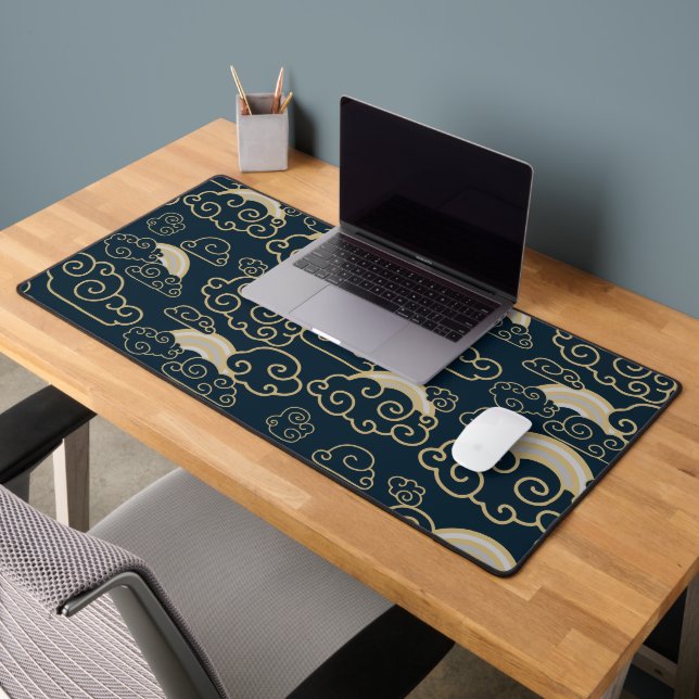 Japandi Style Home Decor Desk Mat (Office 2)
