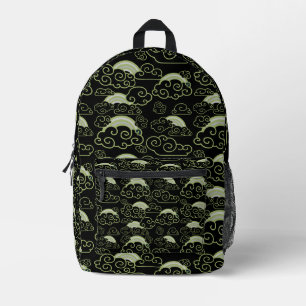 Japandi Style Home Decor Printed Backpack