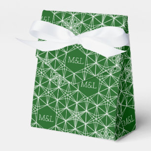 Japandi style Snowflake Wedding Favor Box