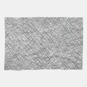 Japandi texture style simple lines scribble kitchen towel
