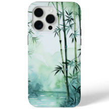 Japandi Watercolour Inspired Bamboo Art