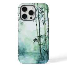 Japandi Watercolour Inspired Bamboo Art