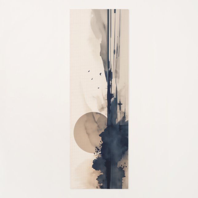 Japandi Yoga Mat: Rising Sun Yoga Mat (Front)