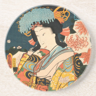 Japanese actor (#2) (Vintage Japanese print) Coaster