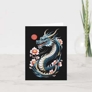Japanese Aesthetic Dragon Japanese Art Japan Tatto Card