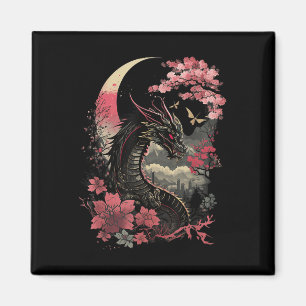 Japanese Aesthetic Dragon Japanese Art Japan Tatto Magnet