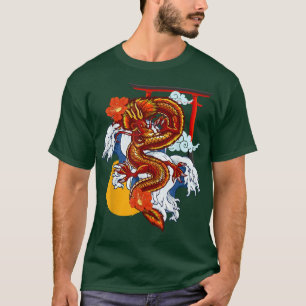 Japanese Aesthetic Dragon Symbol Kanji Japan Tatto T-Shirt