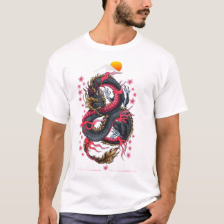 Japanese Aesthetic Dragon Tokyo Japan Manga Anime T-Shirt