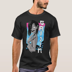 Japanese Aesthetic Gaijin Mountains Otaku Vaporwav T-Shirt