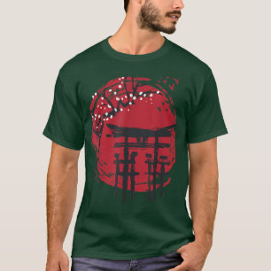 Japanese Aesthetic Sakura Japan Flag Japanese T-Shirt
