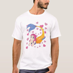 Japanese Aesthetics - Anime Mermaid Girl - Manga O T-Shirt