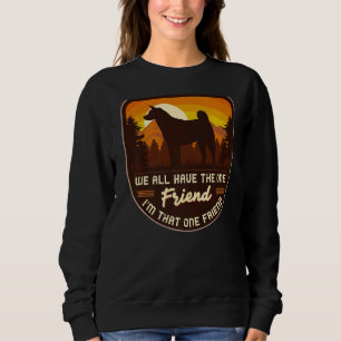 Japanese Akita Inu Retro  12 Sweatshirt