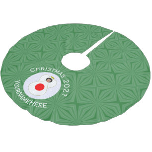 Japanese Angel Christmas Flag Personalized Brushed Polyester Tree Skirt