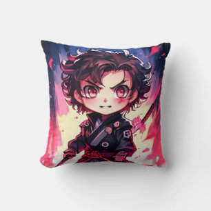 Japanese Anime Kimetsu no Yaiba Throw Pillow