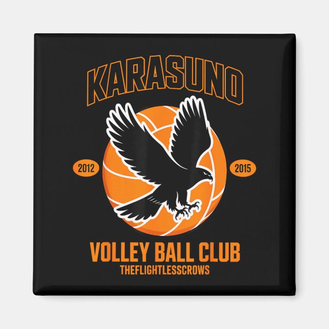 Japanese Anime Volleyball Club Karasunooo High  Magnet (Front)