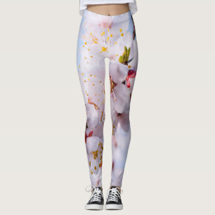 Japanese Apricot Blossom Leggings