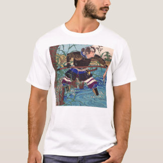 Japanese Art - A Samurai Ready To Attack T-Shirt