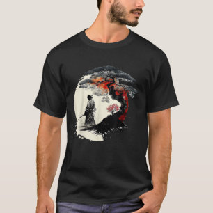 Japanese Art Aikido Tree of Life Peace Art of War  T-Shirt