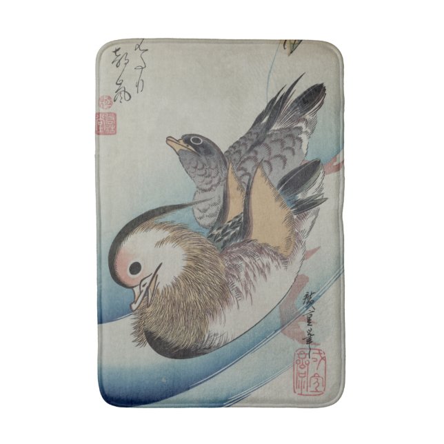 Japanese Art bath mats (Front Vertical)