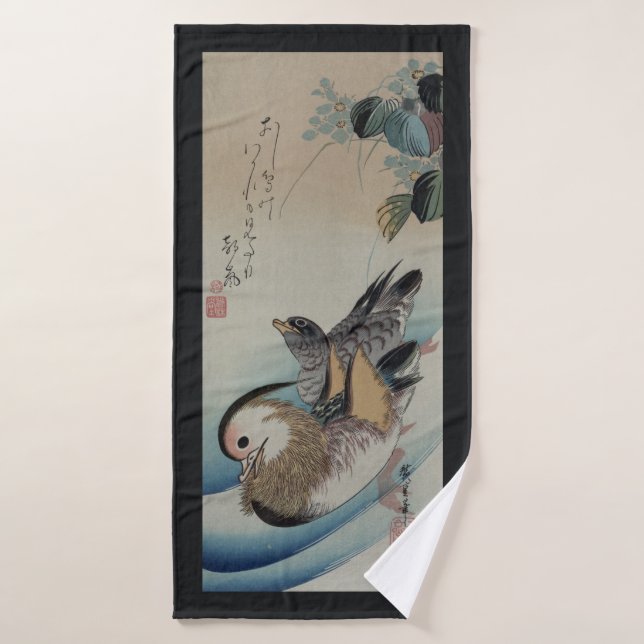 Japanese Art bath towel (Bath Towel)