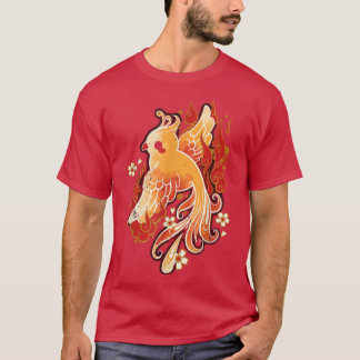 Japanese Art Birds kawaii sakura sakura Tree Bloss T-Shirt