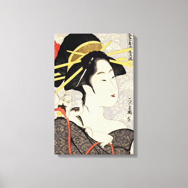 Japanese art canvas print (Front)