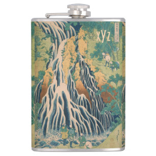 Japanese Art custom flask
