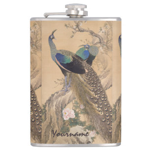 Japanese Art custom flask