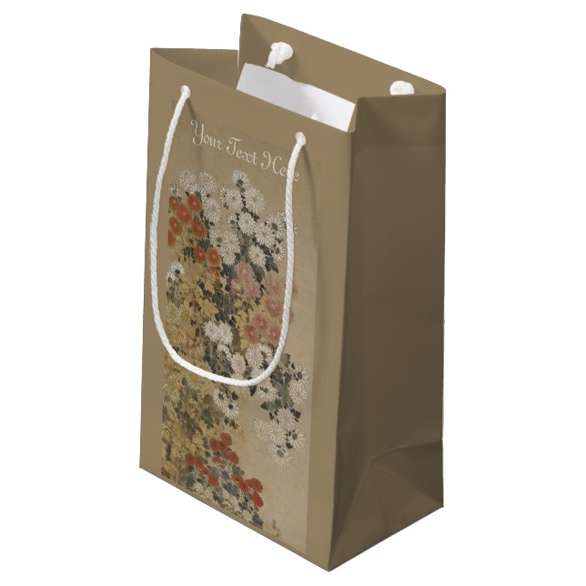 Japanese Art custom gift bag (Back Angled)