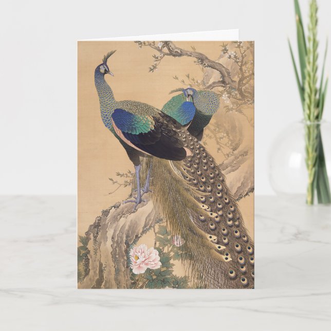 Japanese Art custom greeting card (Front)