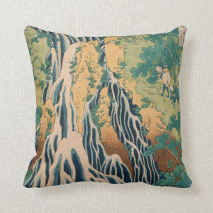 Japanese Art custom throw pillow