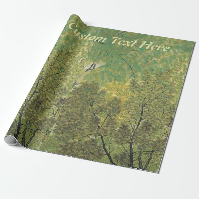 Japanese Art custom wrapping paper (Unrolled)