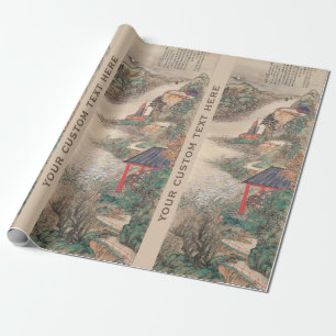 Japanese Art custom wrapping paper