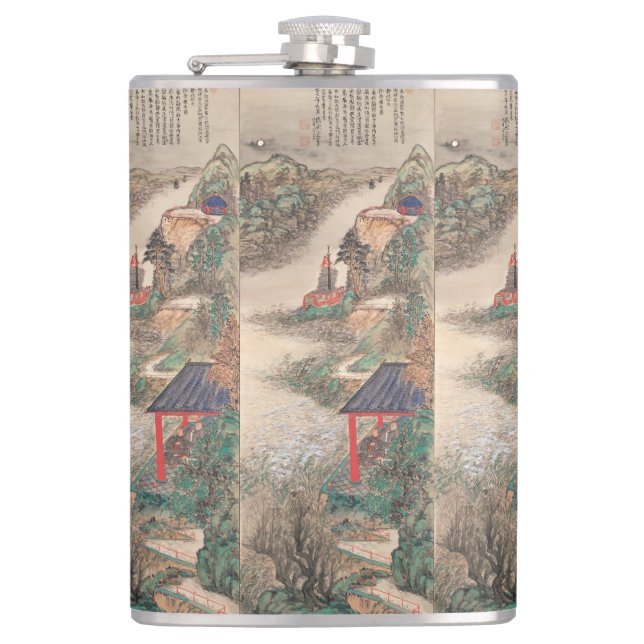 Japanese Art flask (Front)