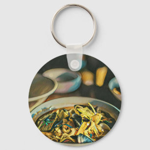 Japanese Art For Food Lovers Keychain