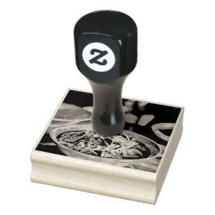Japanese Art For Food Lovers Rubber Stamp