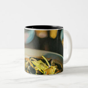 Japanese Art For Food Lovers Two-Tone Coffee Mug