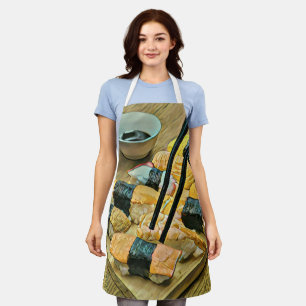 Japanese art lover apron